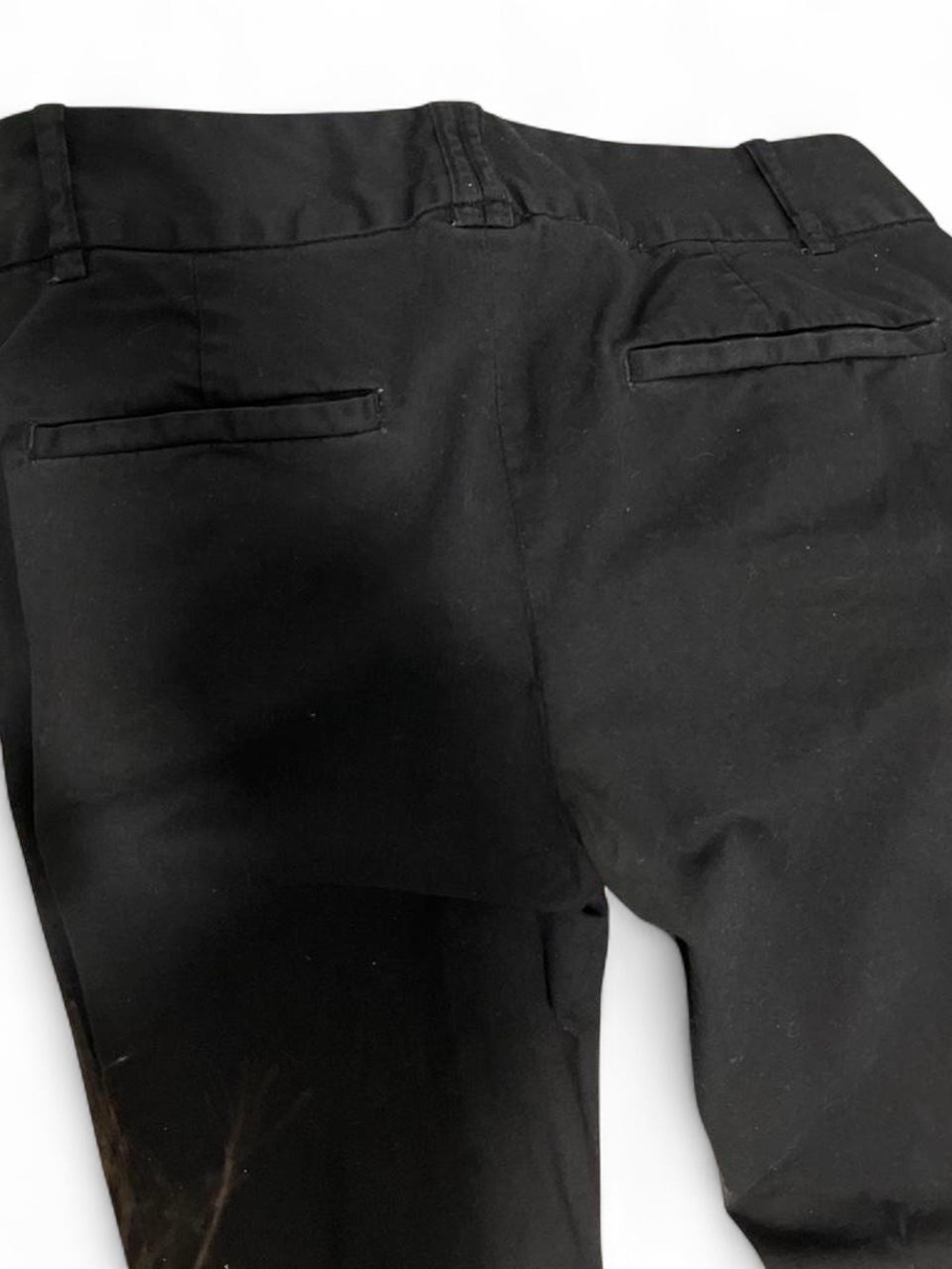 Zara Basic Black High-Waist Trousers - Picture 3 of 3